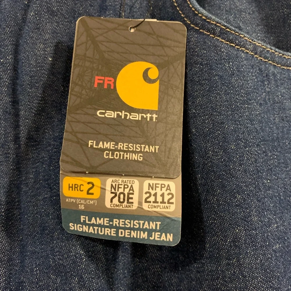 NEW W/ Tags Carhartt FR Midweight Canvas‎ Jeans 42 x 32 FRB100-DNM